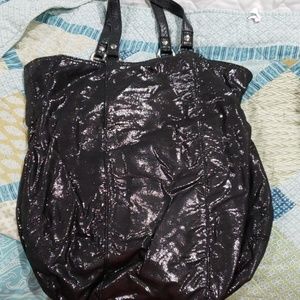 Large hobo shimmer bag